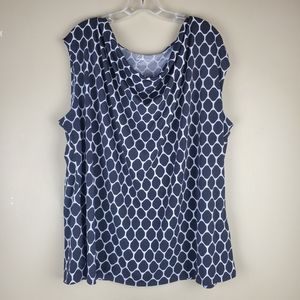 Lane Bryant Sleeveless Cowl Neck Top - Size 26/28